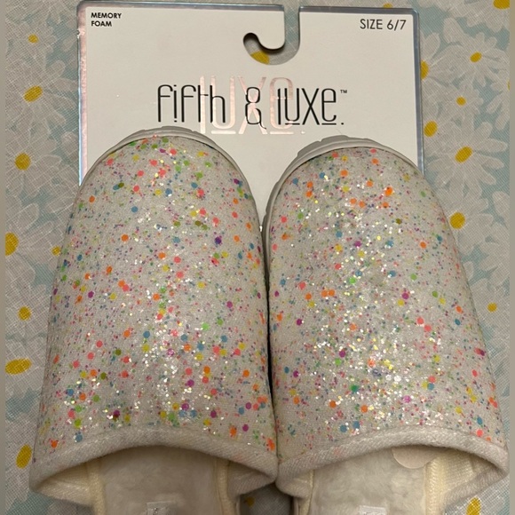 Memory Foam Slippers, Size:6/7 - Picture 3 of 6